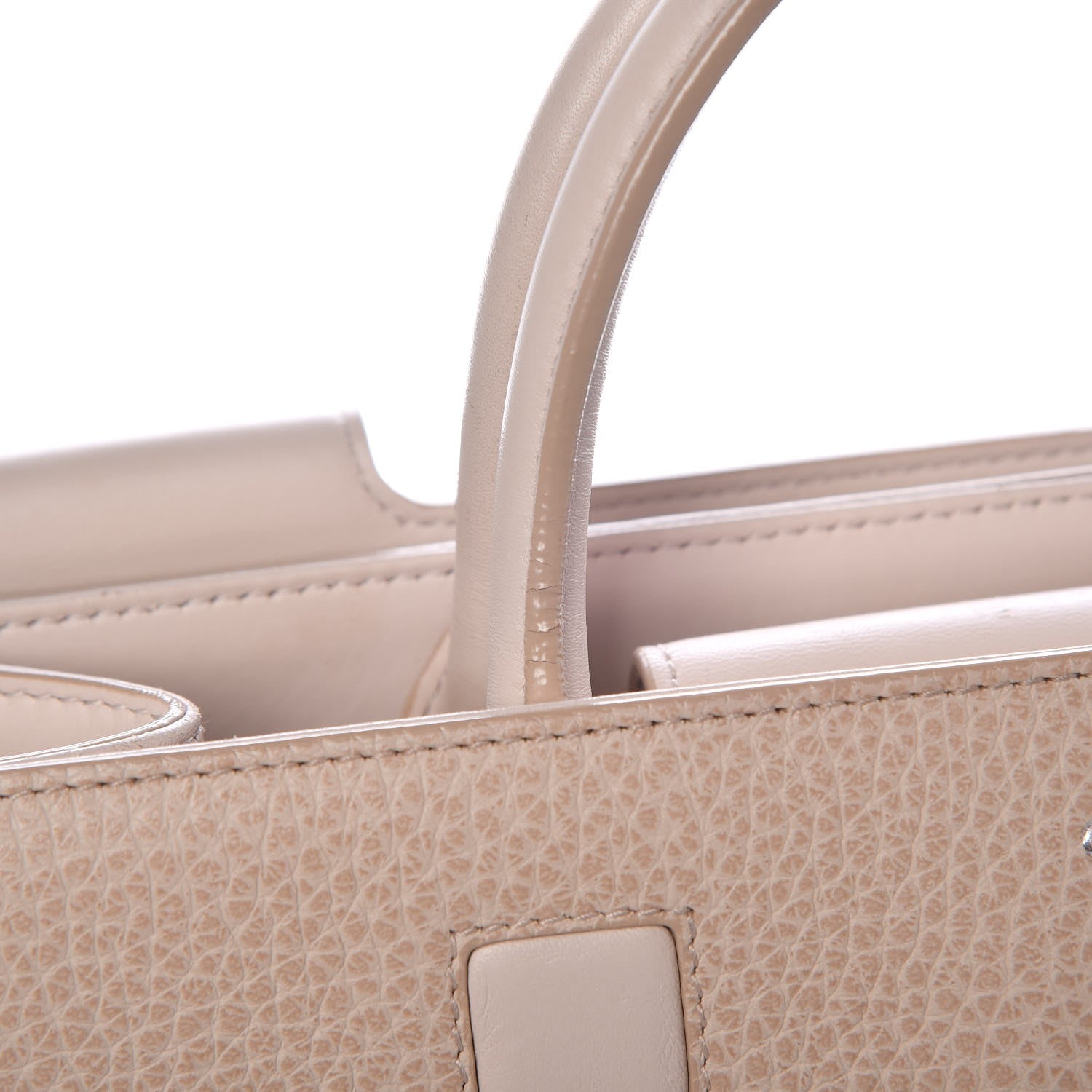 Christian Dior Grained Calfskin Medium Diorever Flap Tapioca 9 of 12