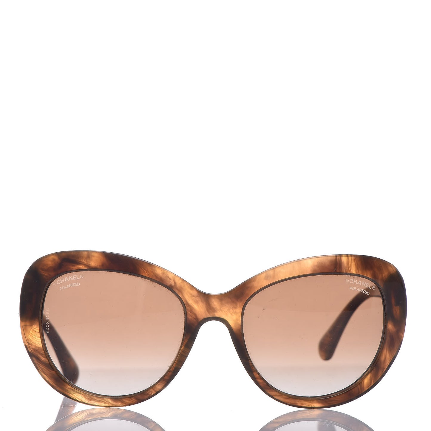 Butterfly Signature Polarized Sunglasses 5346 Light Brown