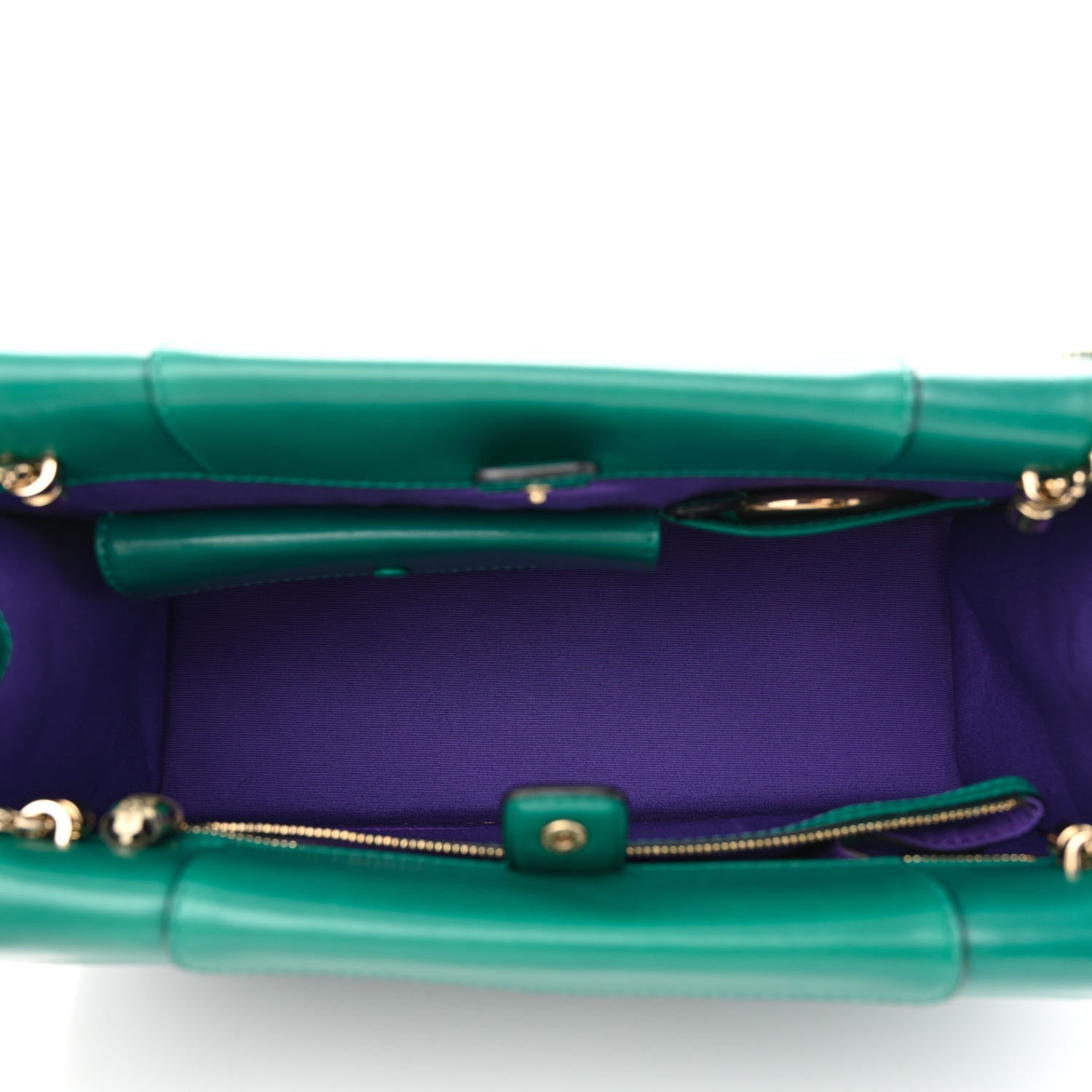 Bulgari Calfskin Serpenti Forever Shoulder Bag Emerald Green 5 of 9