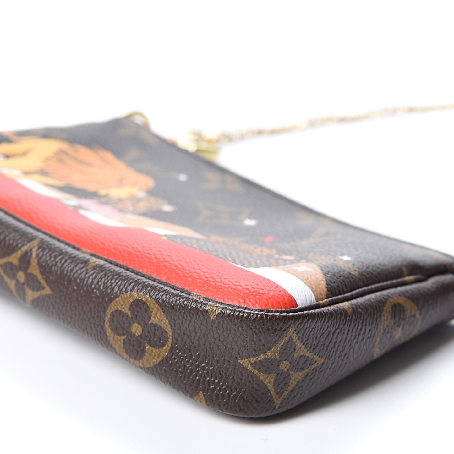 Monogram 2018 Christmas Animation Mini Cats Pochette Accessories