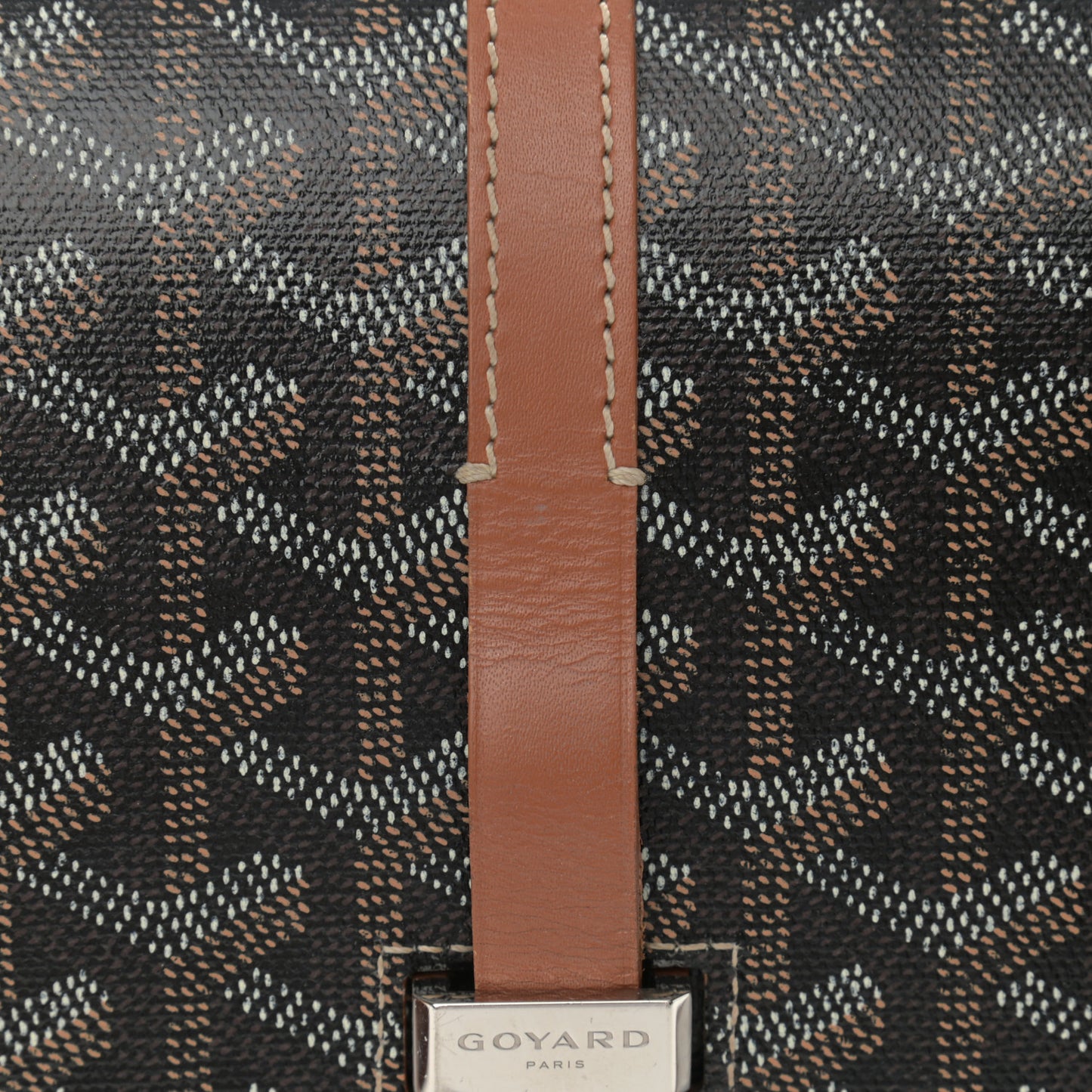 Goyardine Belvedere II PM Messenger Bag Black Gold