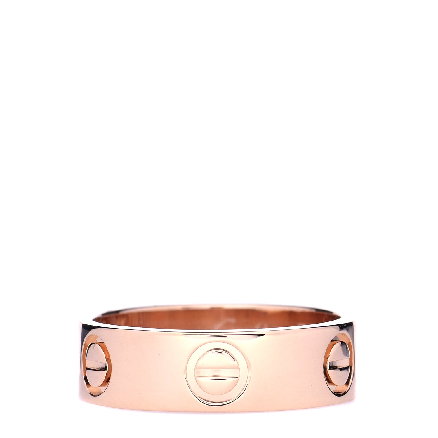 Cartier 18K Pink Gold 5.5mm LOVE Ring 51 5.75 1 of 5