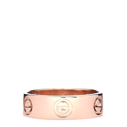 Cartier 18K Pink Gold 5.5mm LOVE Ring 51 5.75 1 of 5