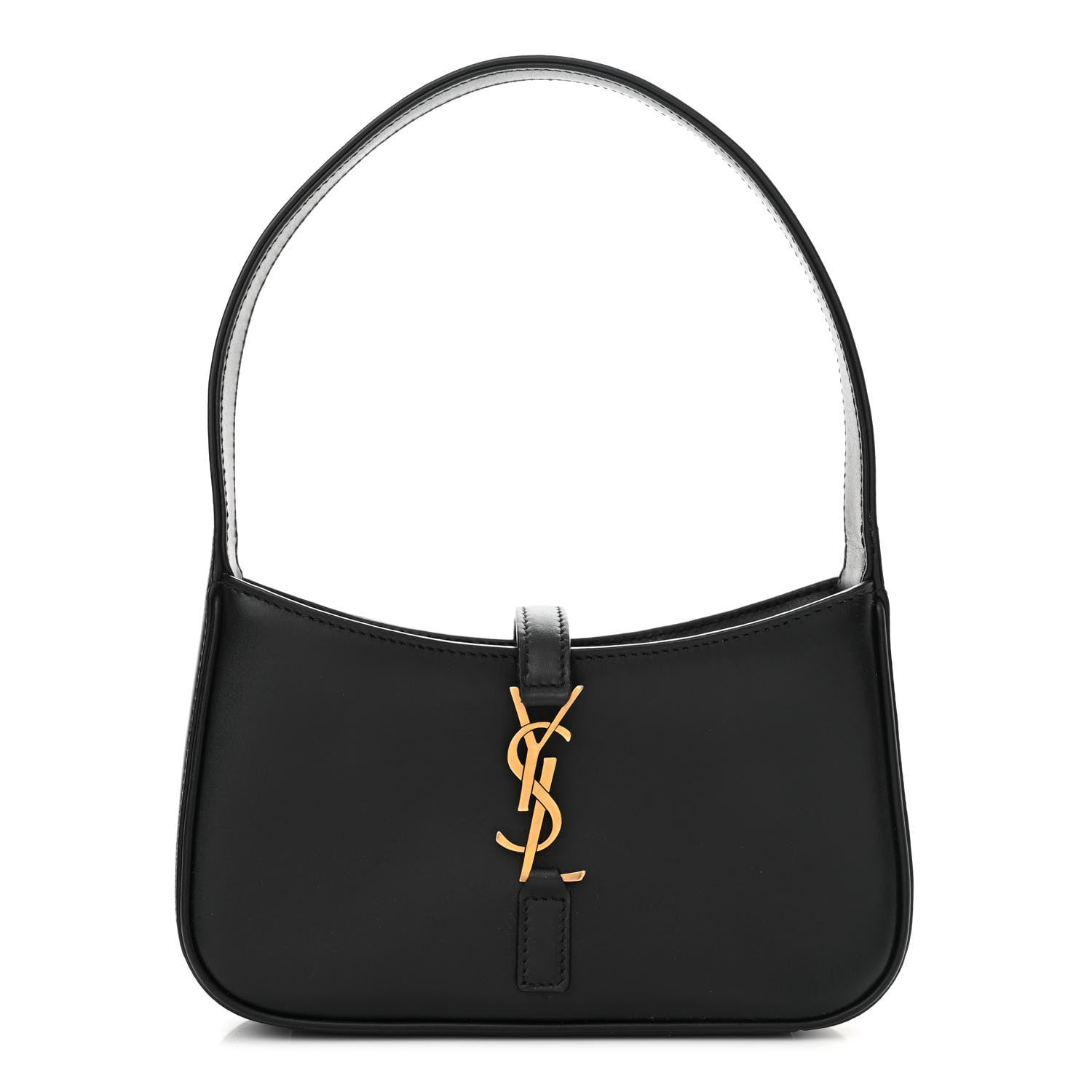 Saint Laurent Smooth Calfskin Le 5 A 7 Mini Hobo Black 1 of 13