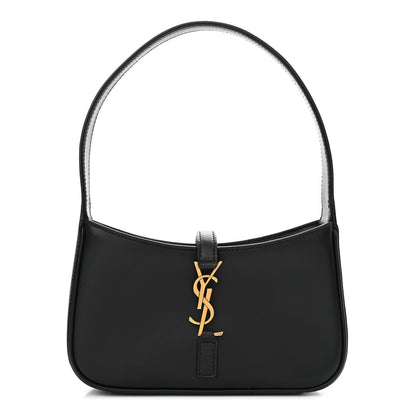 Saint Laurent Smooth Calfskin Le 5 A 7 Mini Hobo Black 1 of 13