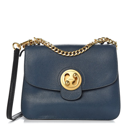 Chloe Goatskin Medium Mily Shoulder Bag Denim Blue 1 of 9
