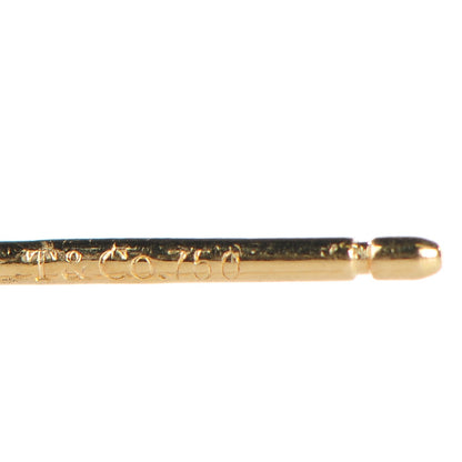 Tiffany 18K Yellow Gold Elsa Peretti Diamonds by the Yard Drop Earrings 6 of 7