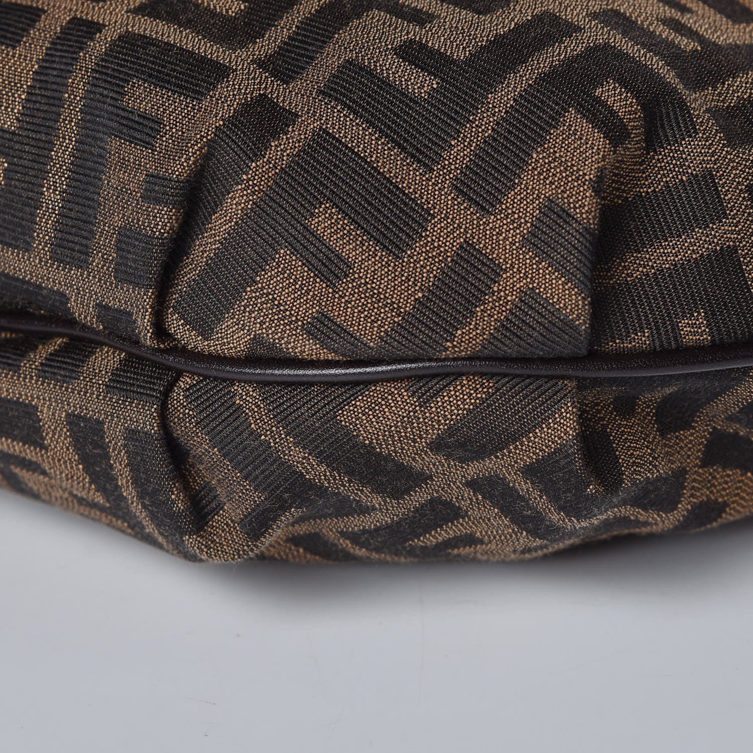 Fendi Zucca Small Chef Chain Hobo Tobacco 8 of 8