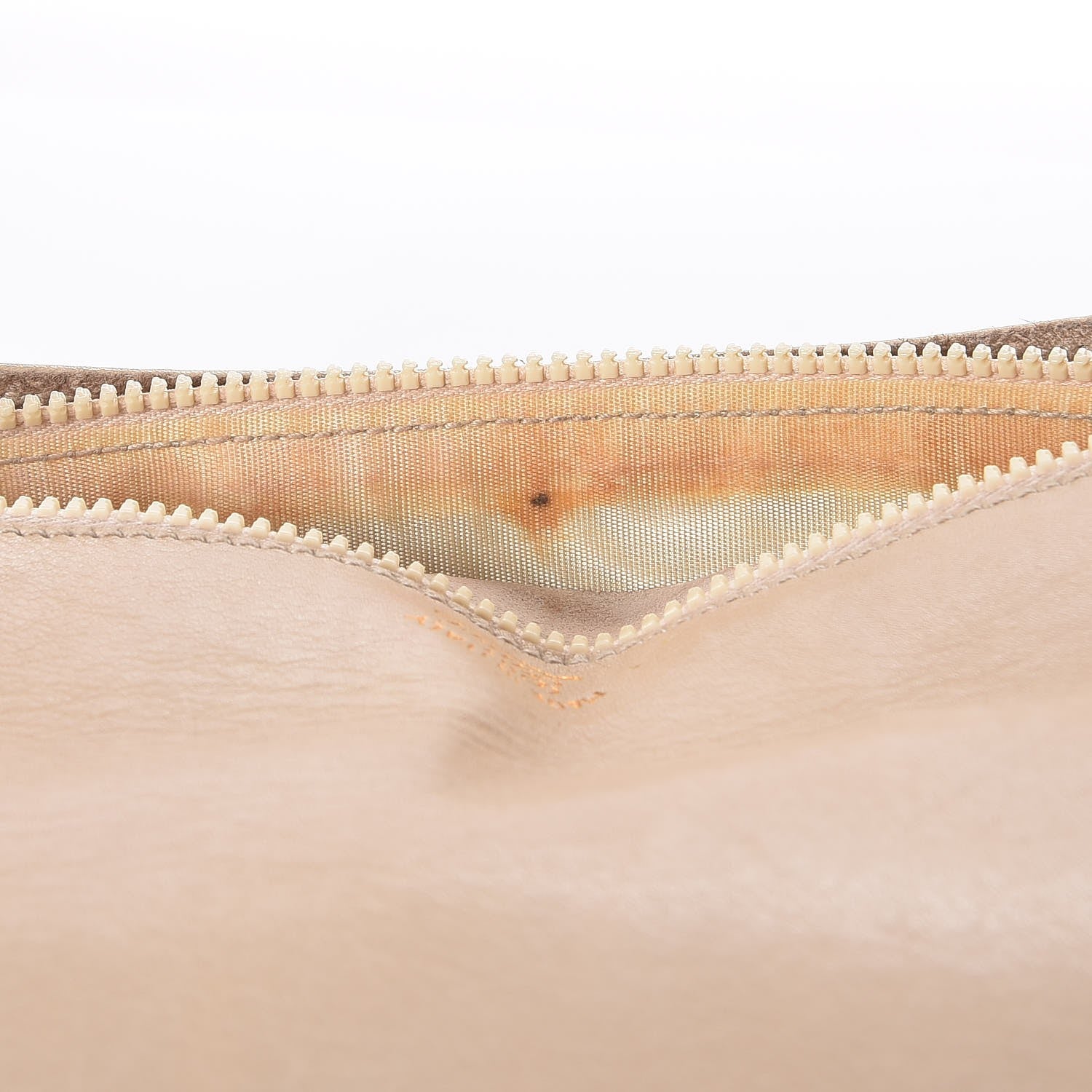Gucci Calfskin Web GG Signature Clutch Beige 11 of 15