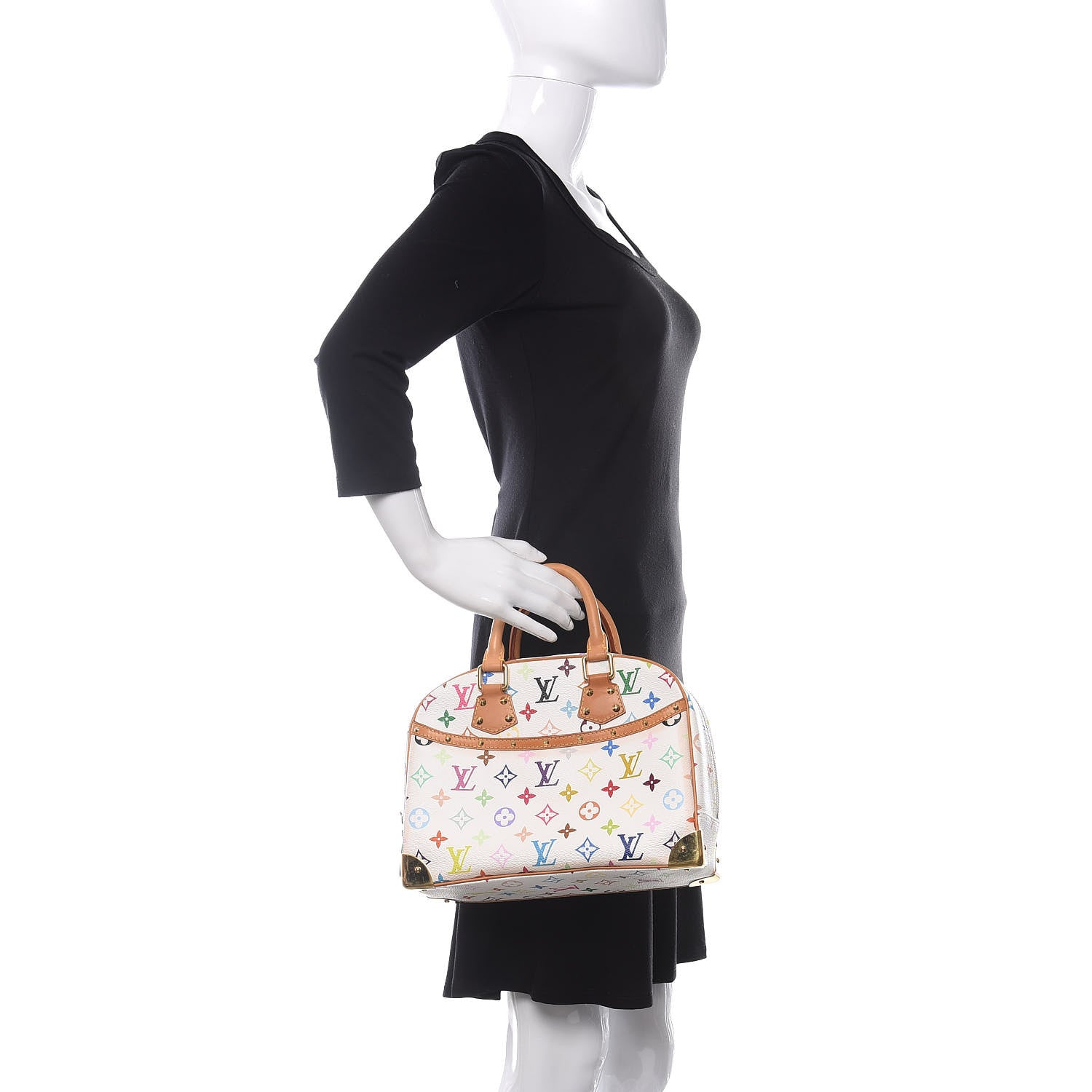 Louis Vuitton Monogram Multicolor Trouville White 2 of 12