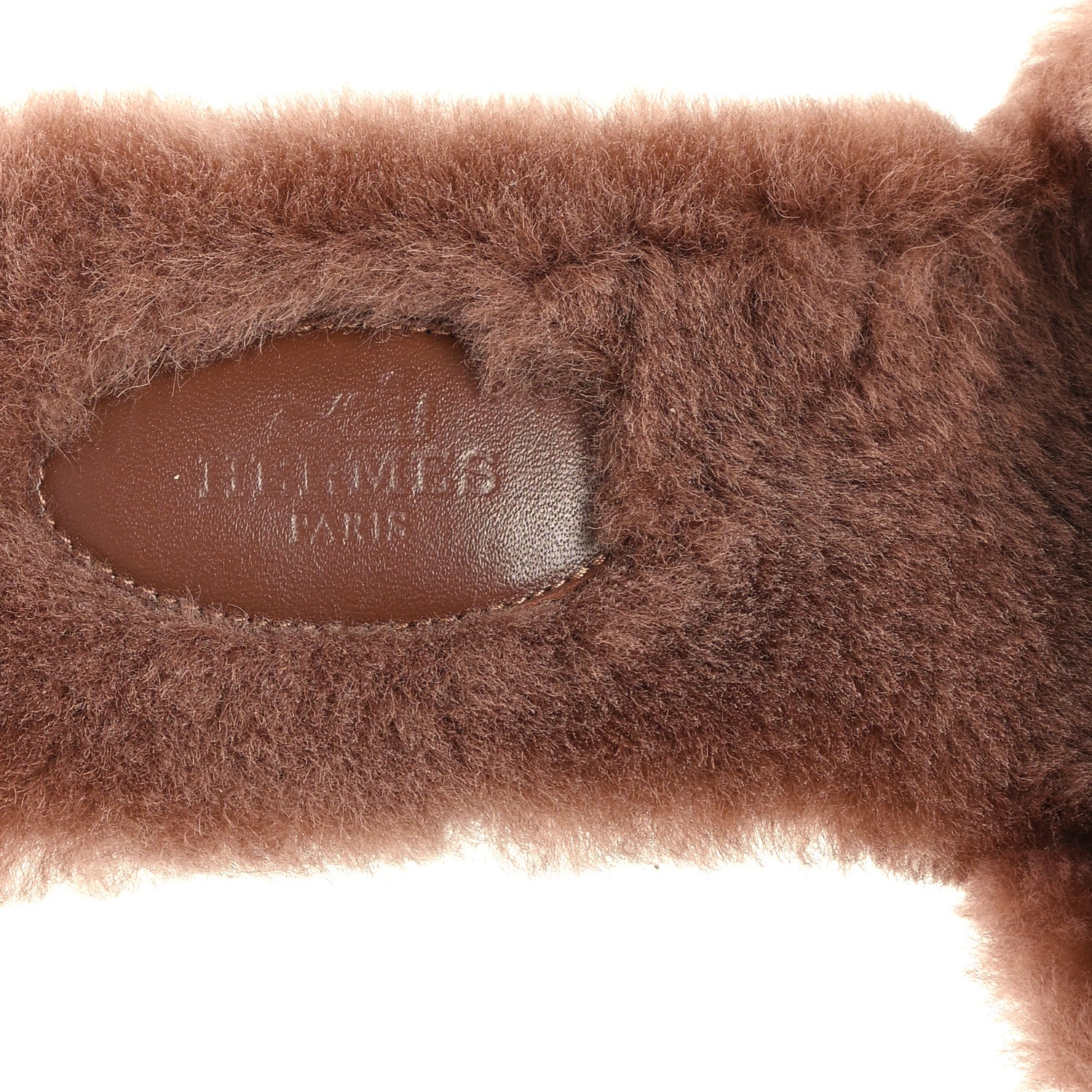 Hermes Woolskin Oran Sandals 40 Naturel 8 of 9