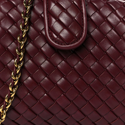 Bottega Veneta Nappa Intrecciato Small The Lauren 1980 Clutch With Chain Barolo 9 of 11