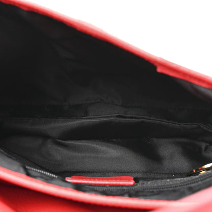 Christian Dior Calfskin Double Saddle Bag Red 5 of 14