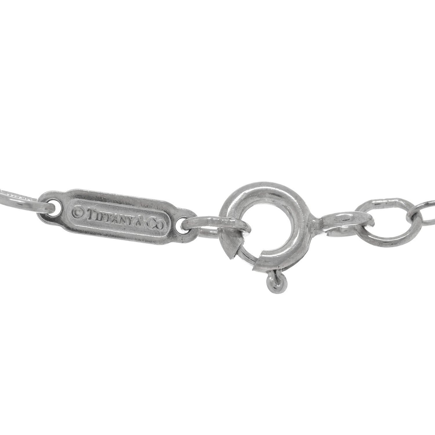 Tiffany Sterling Silver Oval Link Chain Necklace 22" 4 of 4