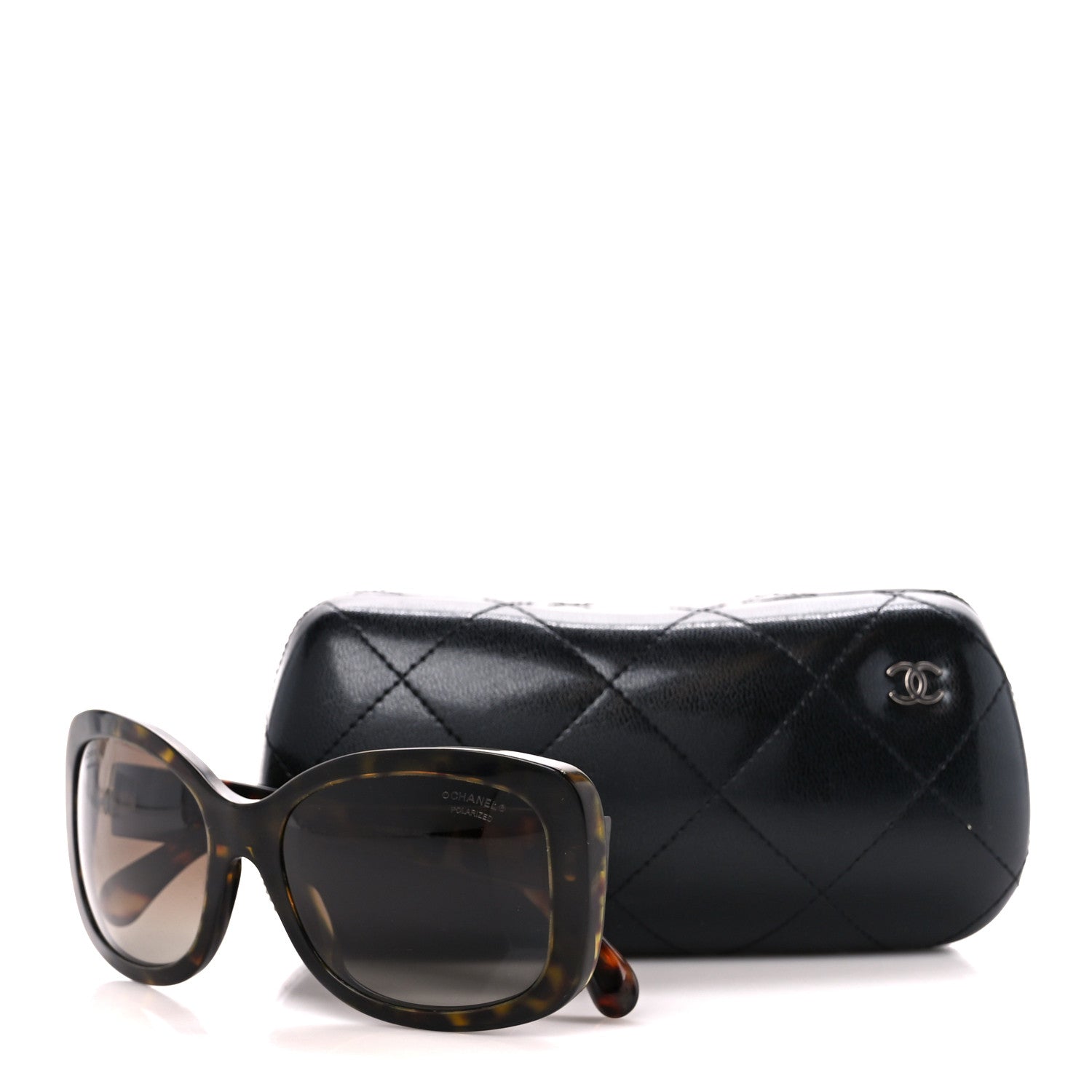 Chanel Polarized CC Sunglasses 5322 Marron Fonce 8 of 8