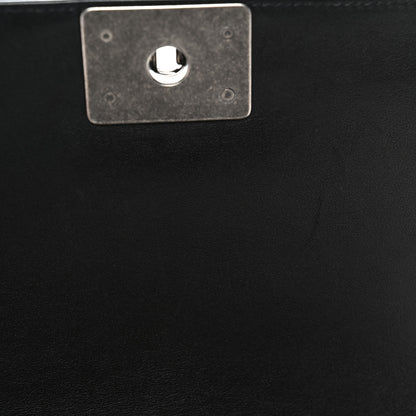 Chanel Lambskin Quilted Medium Boy Flap Black 11 of 11