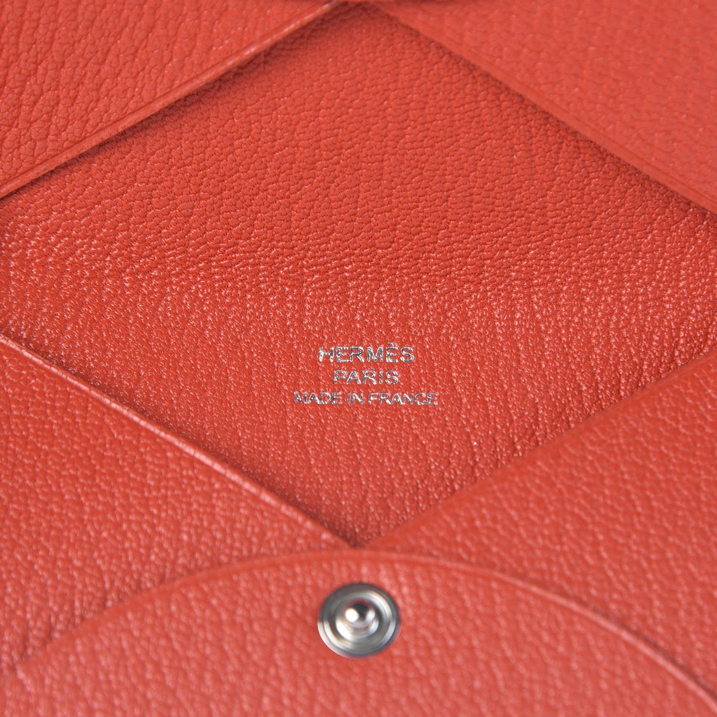 Chevre Mysore Calvi Card Case Capucine