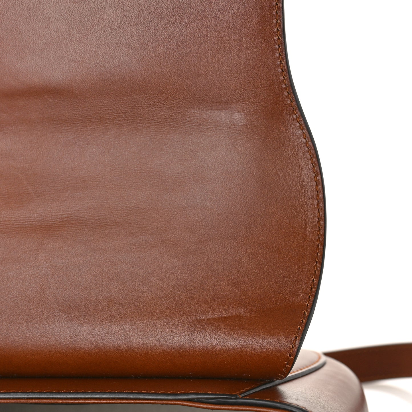 Charisma Calfskin Gucci Embossed Shoulder Flap Bag Peanut Brown