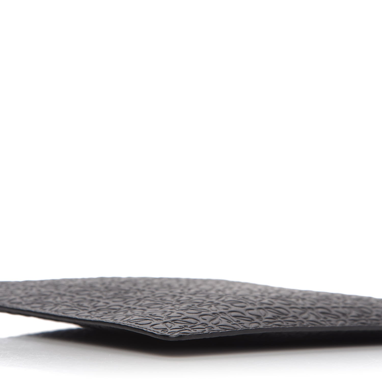 Loewe Calfskin Embossed Flat Pouch Black 6 of 9