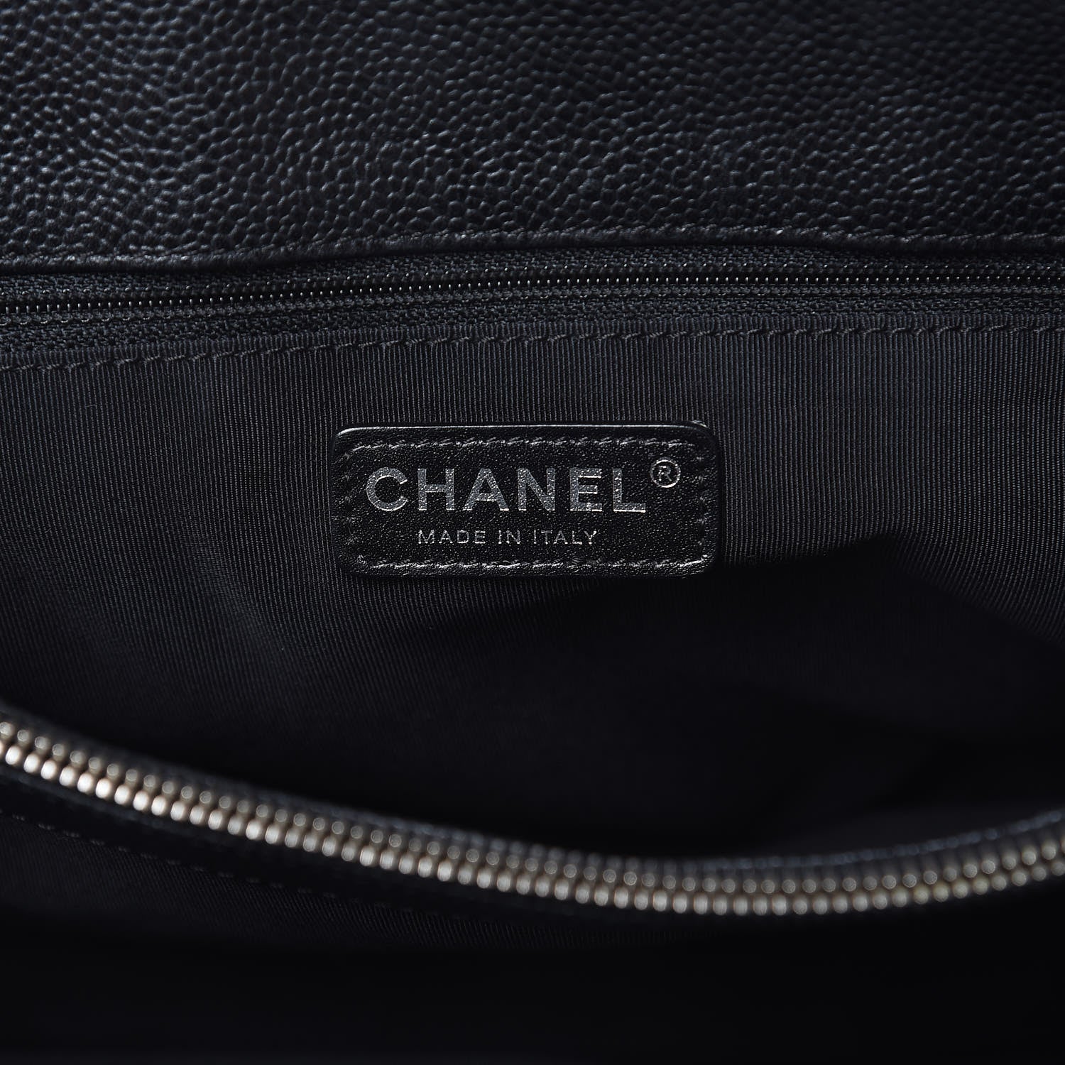 Chanel Caviar Quilted Grand Shopping Tote GST Black 6 of 17