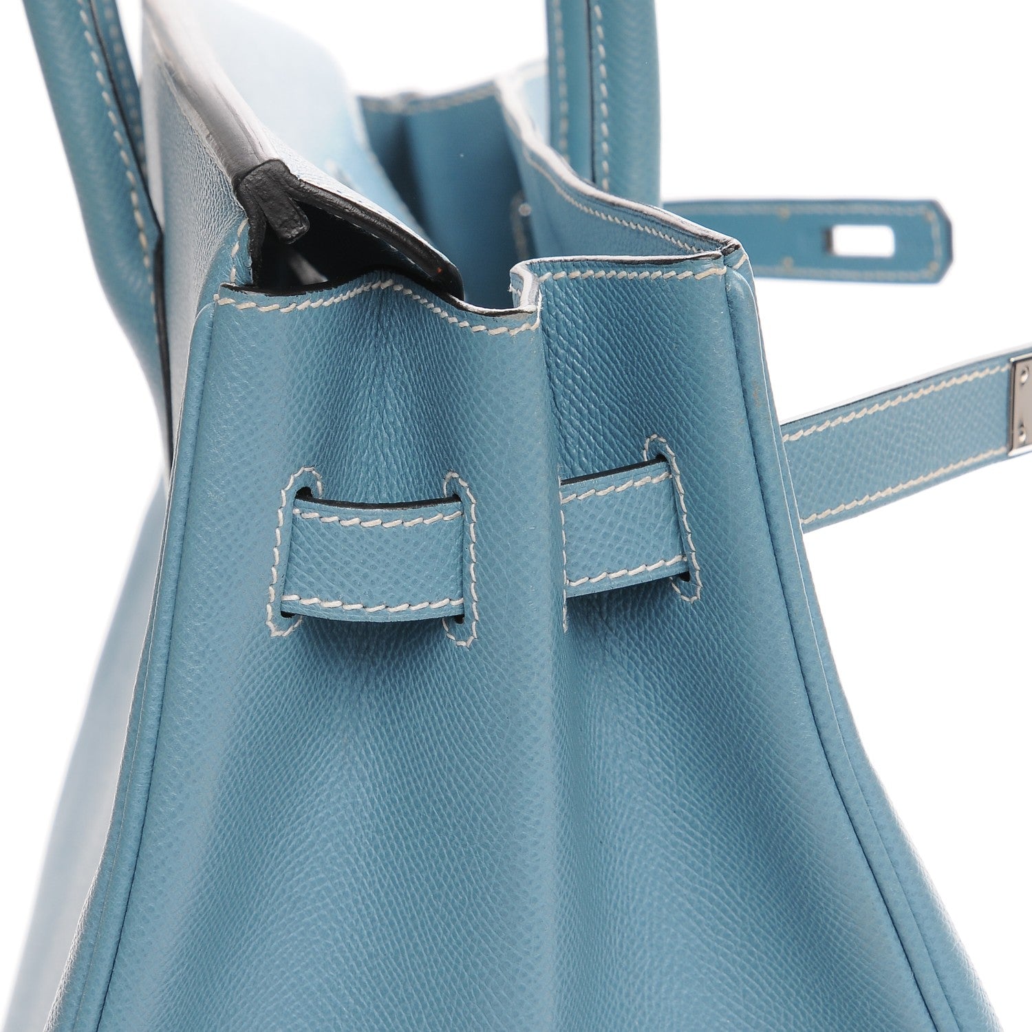 Hermes Epsom Birkin 35 Blue Jean 12 of 24
