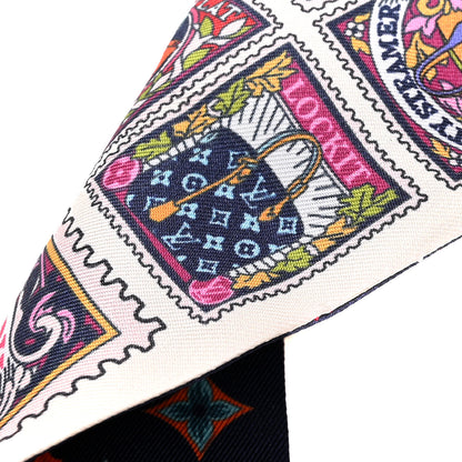 Louis Vuitton Silk Lettre A Louis Bandeau White 4 of 4