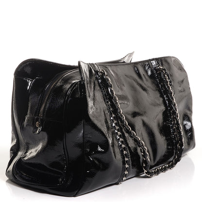 Chanel Patent Calfskin Large Luxe Ligne Tote Black 3 of 8