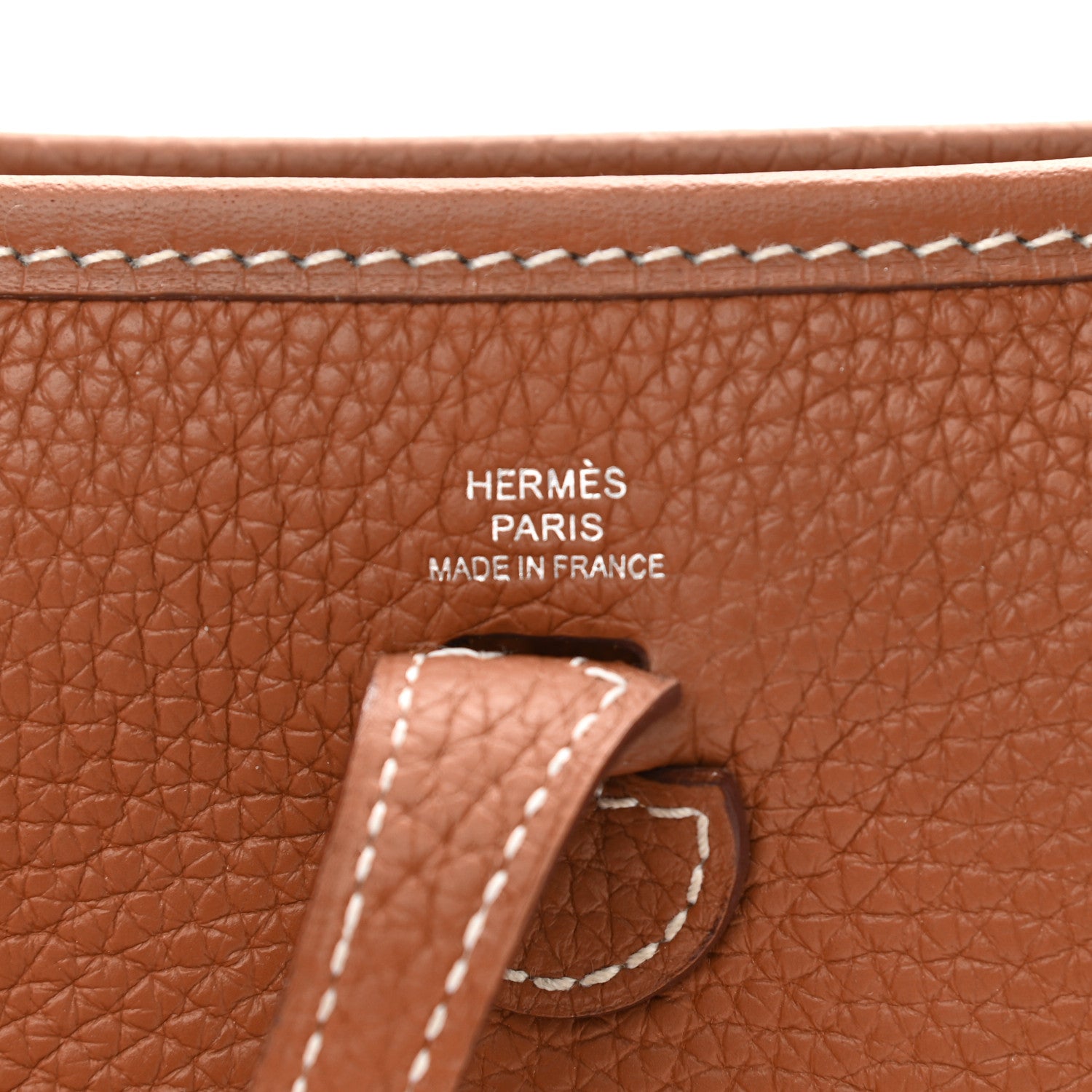 Hermes Taurillon Clemence Evelyne TPM Gold 6 of 12