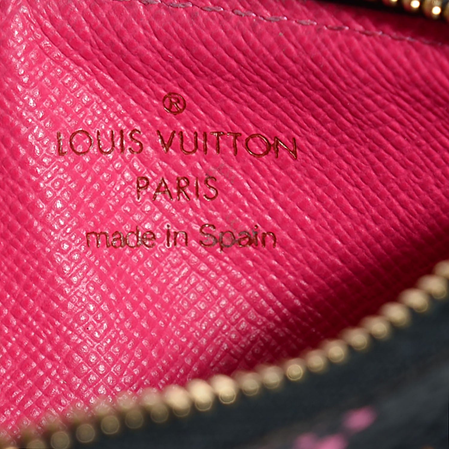 Louis Vuitton Monogram Multicolor Key Pouch Black Grenade 6 of 7