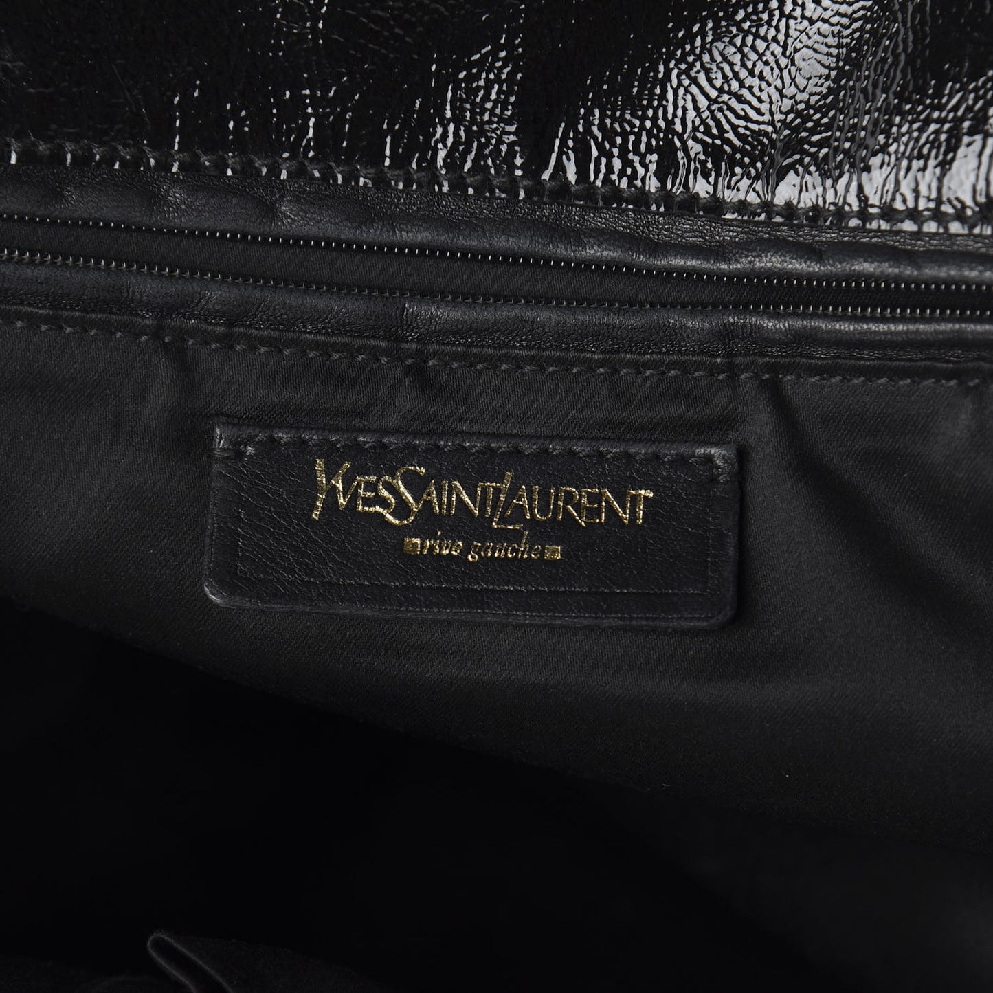 Patent Tribute Tote Black