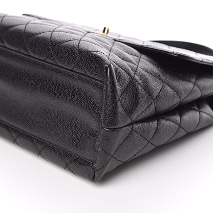 Chanel Caviar Quilted Jumbo Kelly Flap Black 10 of 11