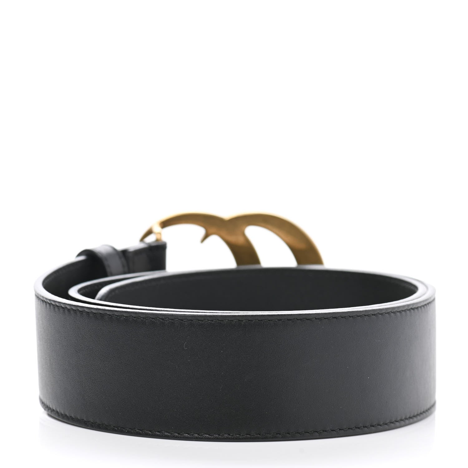 Gucci Calfskin Double G 40mm Belt 75 30 Black 2 of 5