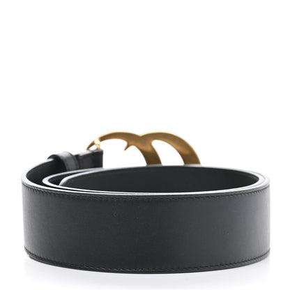 Gucci Calfskin Double G 40mm Belt 75 30 Black 2 of 5