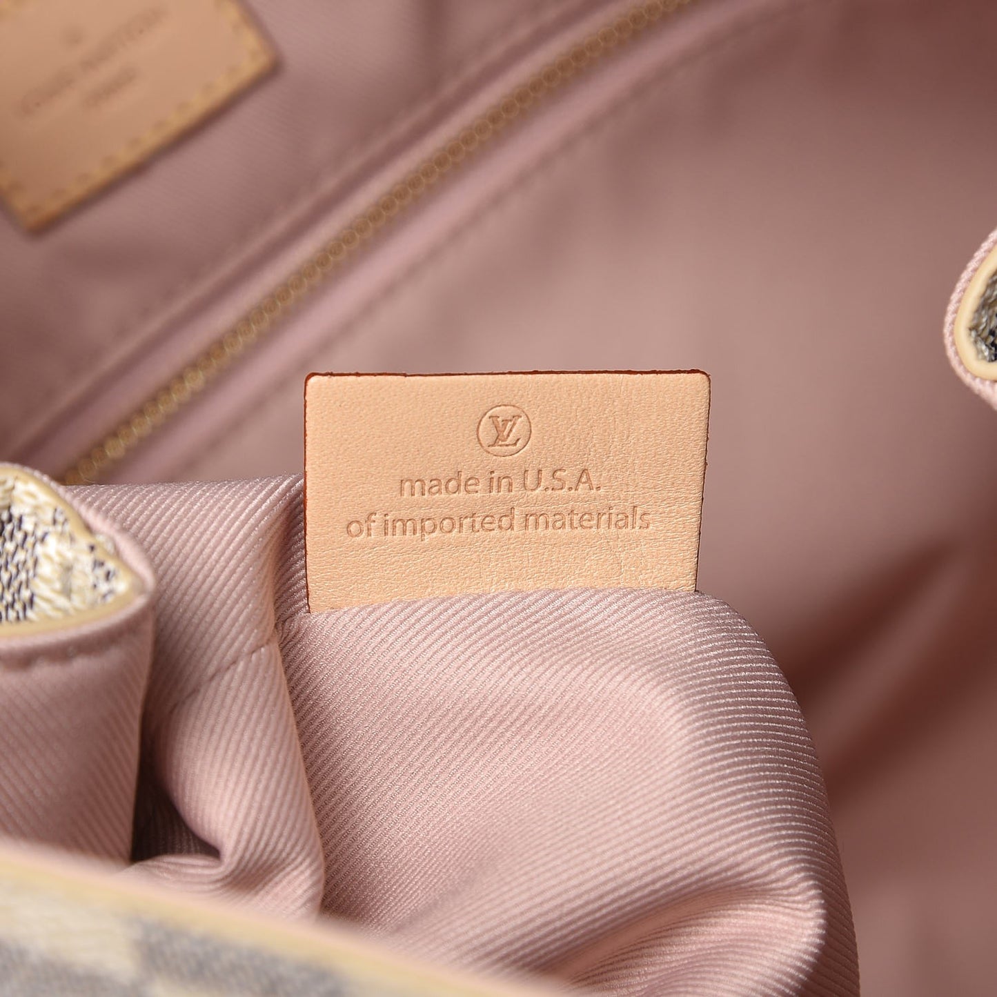 Damier Azur Graceful MM Rose Ballerine