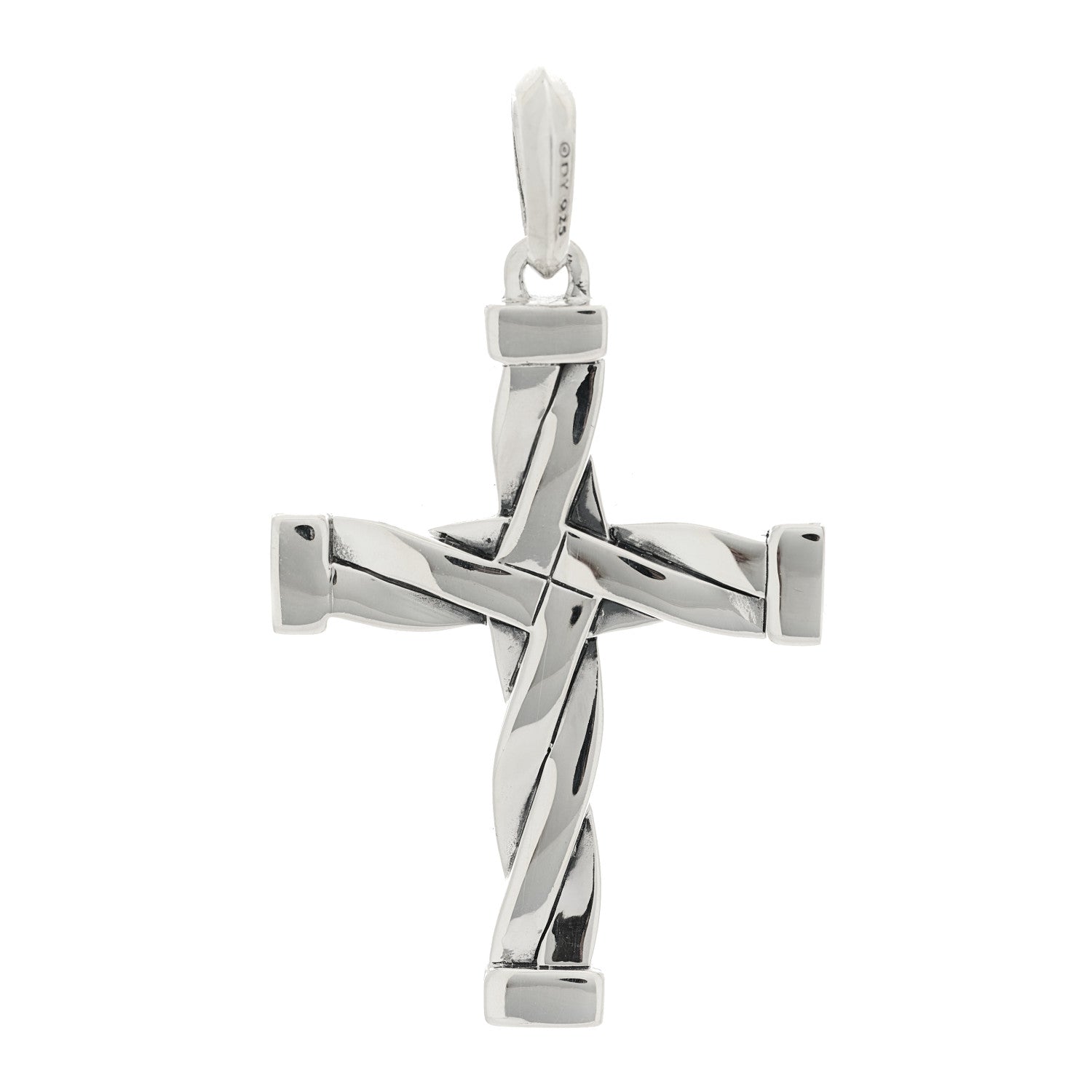 David Yurman Sterling Silver Helios Cross Pendant 3 of 4