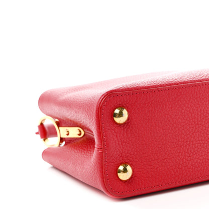 Louis Vuitton Taurillon Capucines BB Scarlet Red 8 of 9