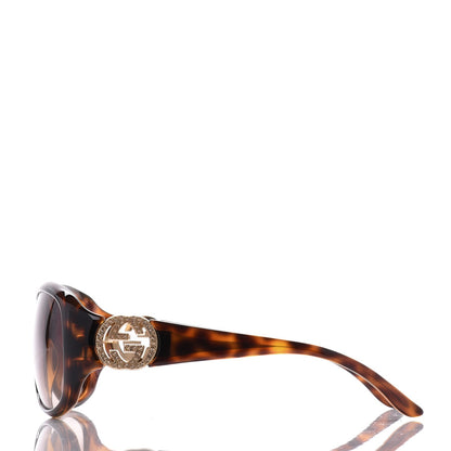 Gucci Crystal GG Sunglasses 3578/S Tortoise 2 of 7