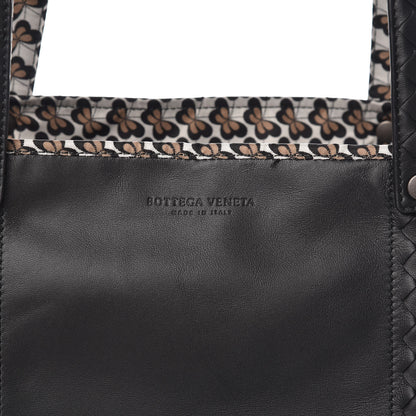 Bottega Veneta Nappa Nylon Medium Reversible Butterfly Shoulder Bag Black Cement 9 of 9