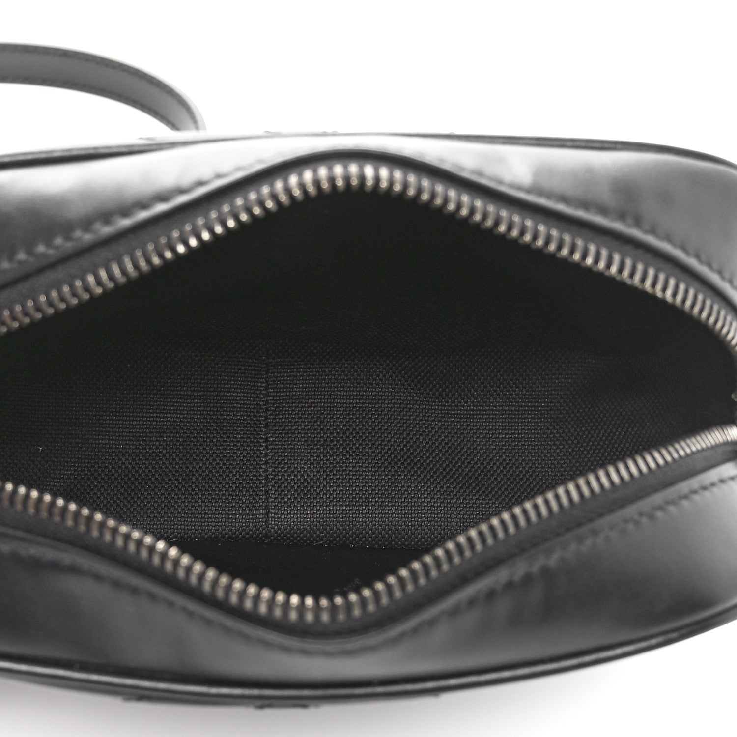 Gucci Calfskin Matelasse Monochrome Mini GG Marmont Chain Shoulder Bag Black 5 of 10