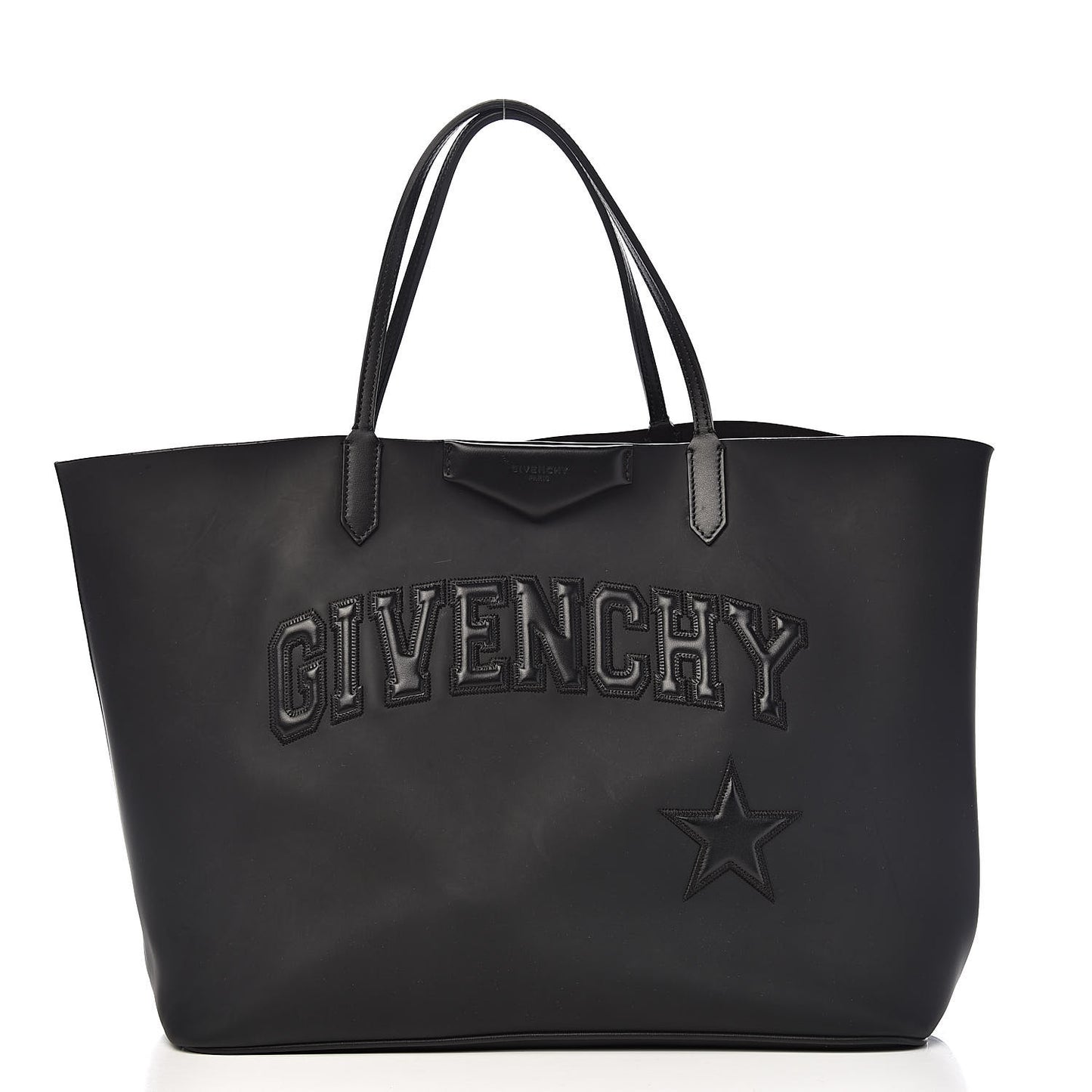 Calfskin Large Antigona Tote Black