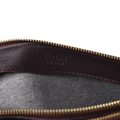 Celine Smooth Lambskin Small Trio Crossbody Bag Burgundy 7 of 11