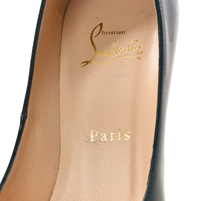 Christian Louboutin Patent Palais Royal 140 Pumps 39 Teal 12 of 13