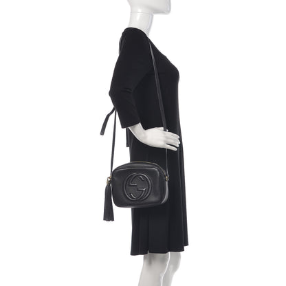 Gucci Pebbled Calfskin Small Soho Disco Bag Black 2 of 10
