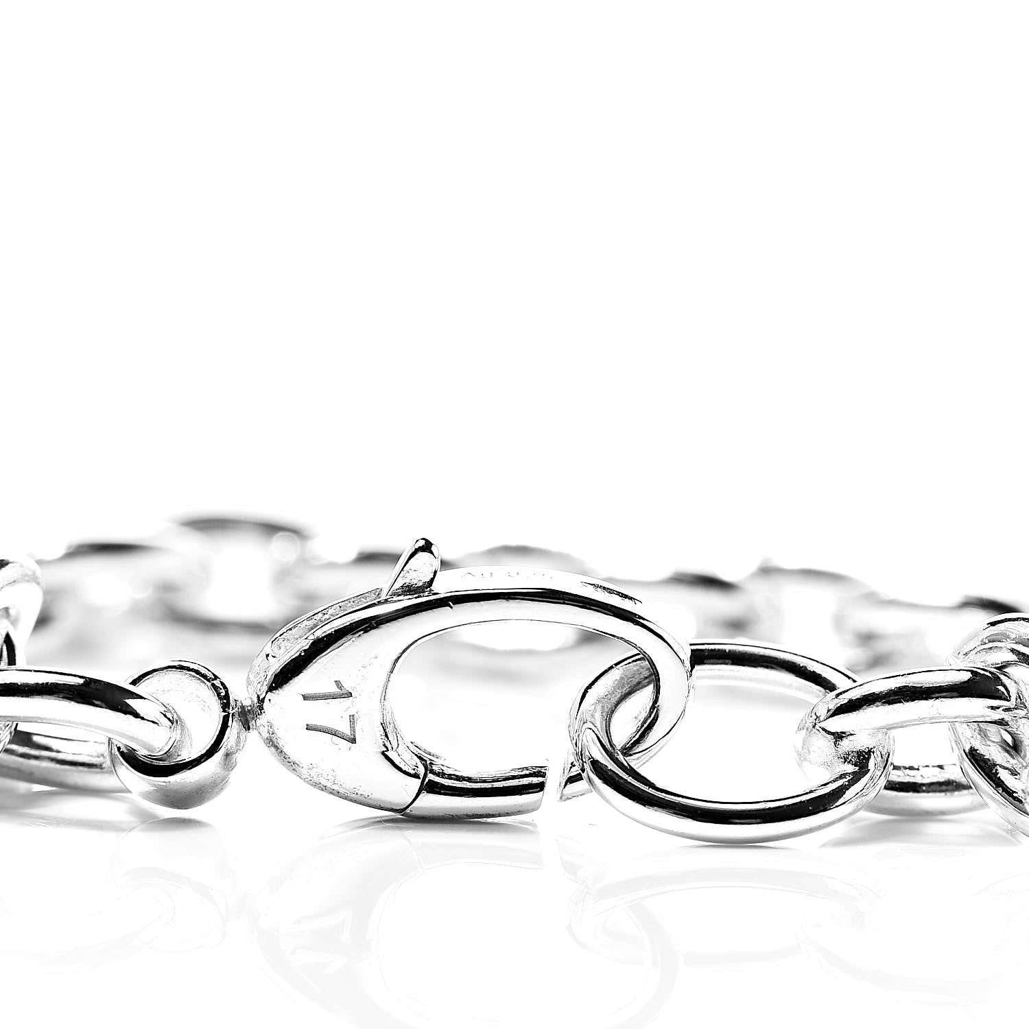 Gucci Sterling Silver Britt Charm Bracelet 4 of 5