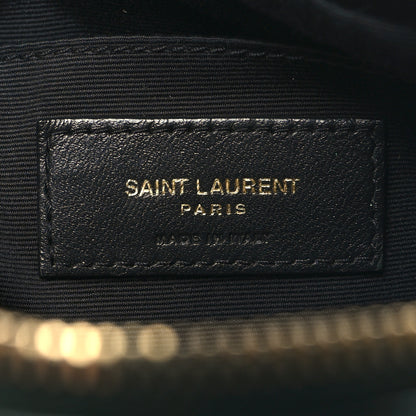 Saint Laurent Calfskin Matelasse Monogram Lou Camera Bag Vert Fonce 7 of 10