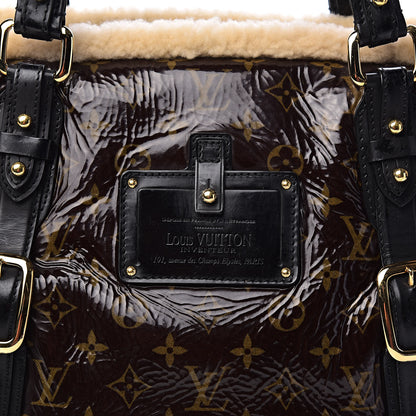 Louis Vuitton Patent Monogram Shearling Sac Thunder 10 of 10