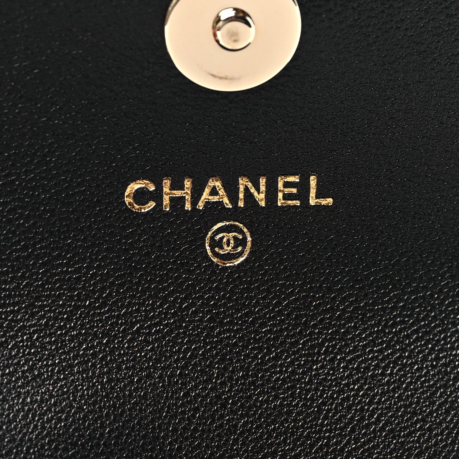 Chanel Lambskin Quilted Pearl Top Handle Clutch With Chain Black 6 of 12