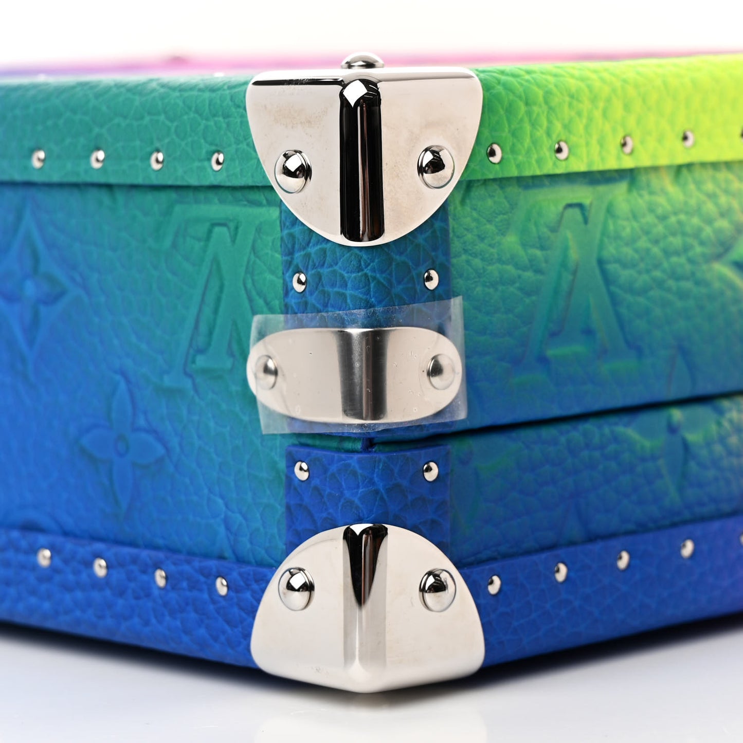 Taurillon Monogram Illusion Clutch Box Multicolor
