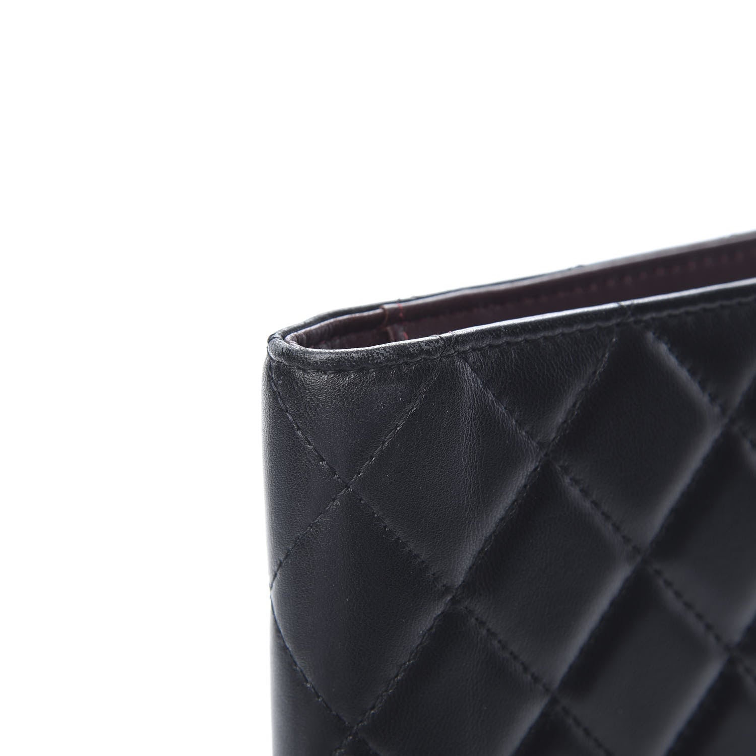 Chanel Lambskin Quilted Large Agenda Cover Black 10 of 13