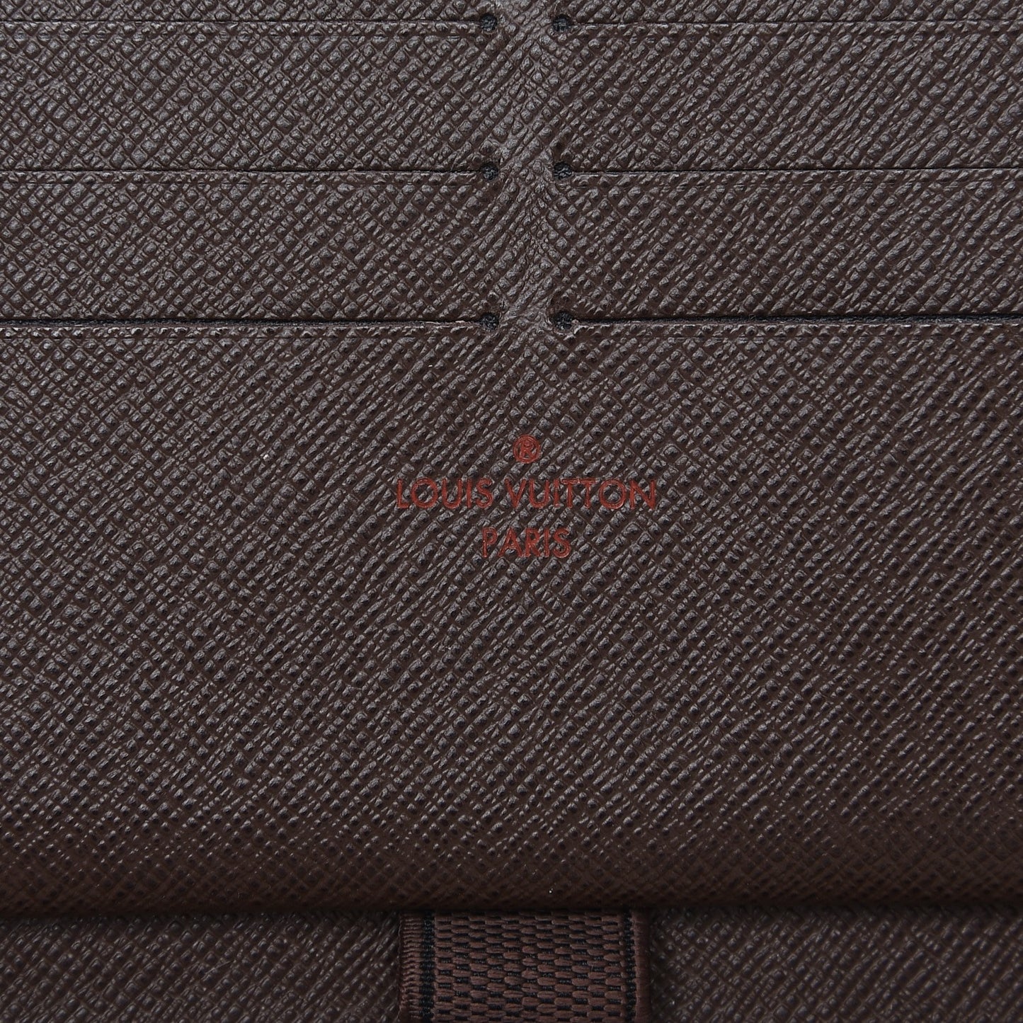 Damier Ebene Zippy Organizer Wallet